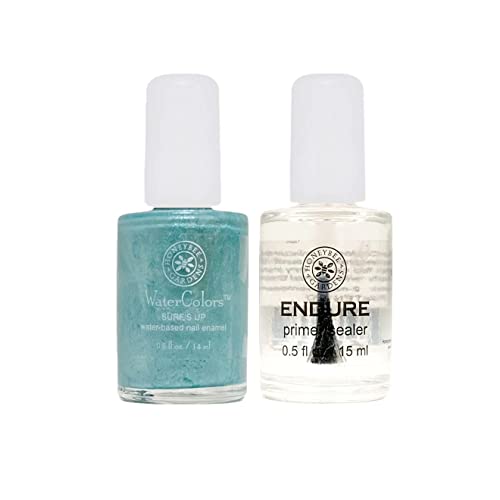 Honeybee Gardens Nail Polish & Endure Primer - Long-Lasting, Non-Toxic, Vegan - Surf's Up