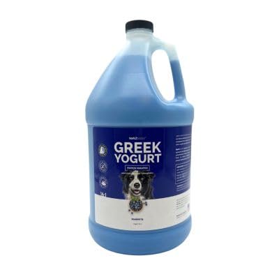 Bark2Basics Blueberry Greek Yogurt Dog Shampoo - Restores Moisture, All Natural, 1 Gallon