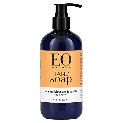 EO Hand Soap - Nourishing Orange Blossom & Vanilla, Certified Organic - 12oz