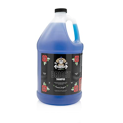 Bark2Basics Dog Shampoo - Brightens & Whitens Fur, Removes Stains - 1 Gallon Concentrate