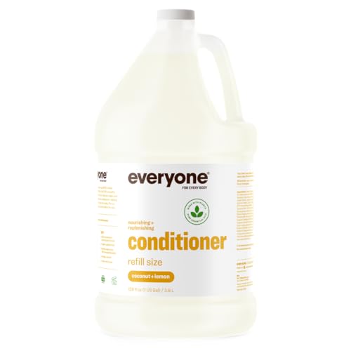 Everyone Conditioner - Smooths Hair, Reduces Frizz, Gluten & Cruelty Free - 128oz Coconut Lemon
