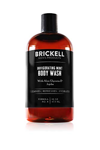 Brickell Men's Body Wash - Deep Cleansing with Aloe & Jojoba, Natural Ingredients - 16oz