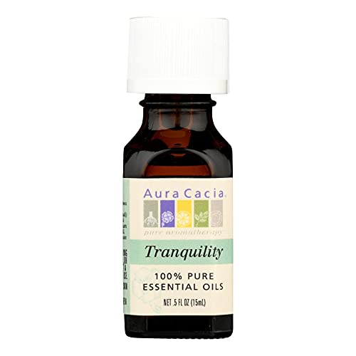 Aura Cacia Essential Oil Blend - Relaxing, 100% Pure, No Synthetic Additives - 0.5oz