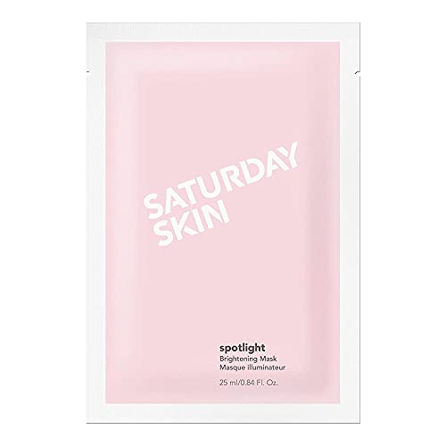 Saturday Skin Brightening Face Mask - Hydrating & Pore Purifying, Vegan & Hypoallergenic - 25ml