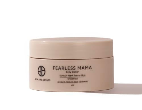 Fearless MaMa Body Butter - Nourishing Stretch Mark & Scar Prevention, Unscented - 5oz