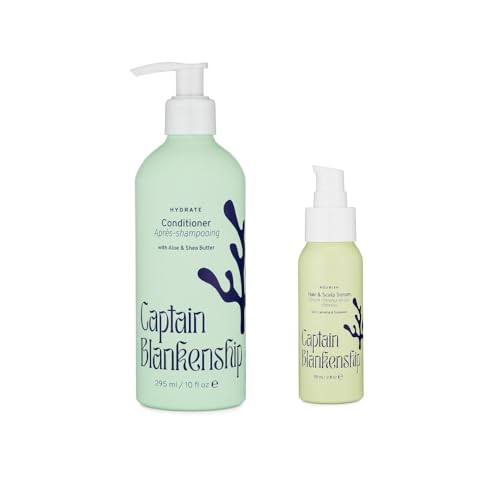 Captain Blankenship Hair Care Set - Nourishing Conditioner & Serum for Frizz Control - 12oz