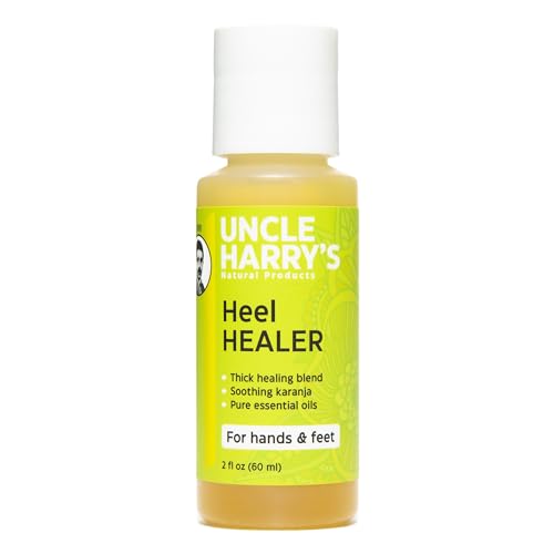 Uncle Harry's Foot Care Set - Nourishing Heel Repair Oil, Hydrating Natural Ingredients - 4oz