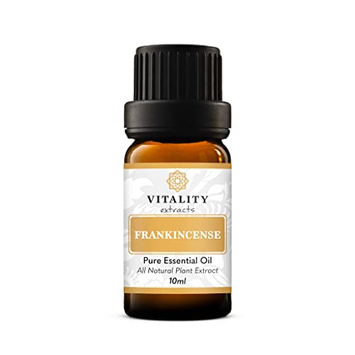 Vitality Extracts Frankincense Essential Oil - Skin Care, Stress Relief, Natural Calm - 10ml