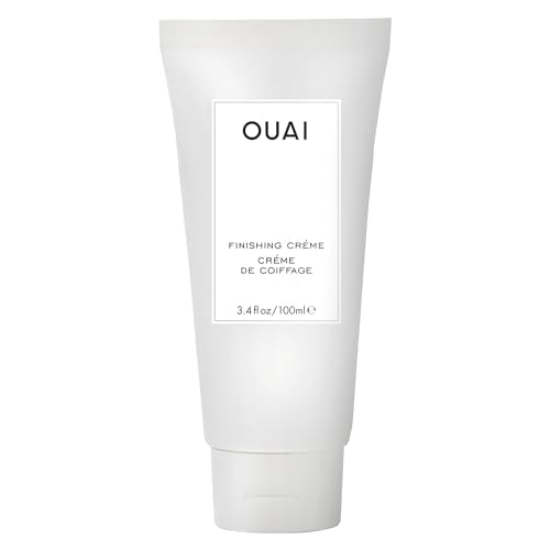 OUAI Hair Styling Cream - Tames Frizz, Adds Shine & Volume, Heat Protectant - 3.4 Oz