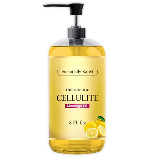 Essentially KateS Cellulite Massage Oil - Targets Cellulite, Natural Ingredients - 8 Fl Oz