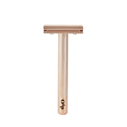 OUI the People Women's Safety Razor - Closer Shave, 100% Recyclable Stainless Steel - Rose Gold