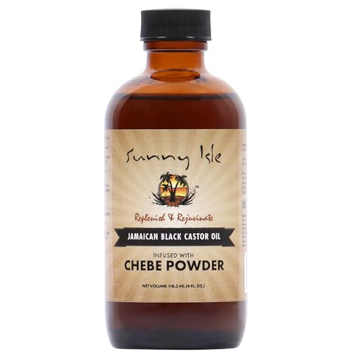 Sunny Isle Hair Treatment - Strengthens & Moisturizes with Jamaican Black Castor Oil & Chebe - 4oz