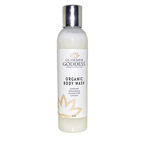 GLIMMER GODDESS Organic Body Wash - Hydrating Lavender Lemon, Toxin-Free Formula - 8 oz