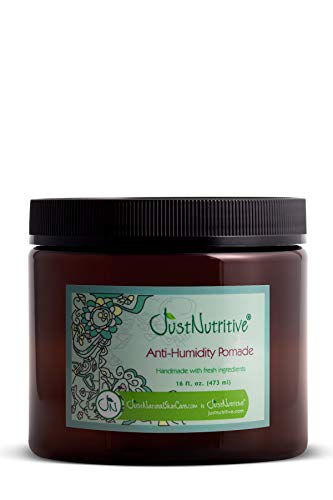Just Nutritive Hair Pomade - Anti-Frizz Control, Moisture Barrier, All Hair Types - 16 Fl Oz