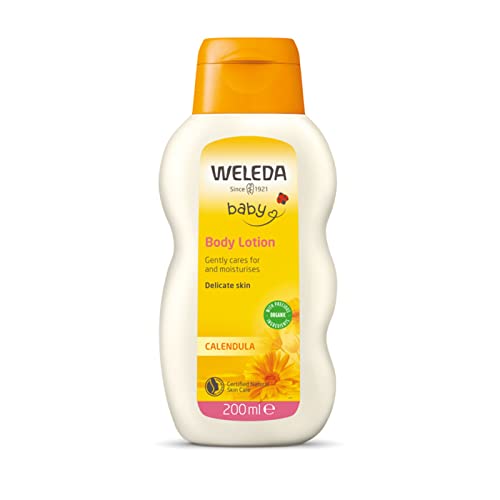 Weleda Baby Lotion - Comforts Delicate Skin with Calendula & Chamomile - 6.8 Fl Oz