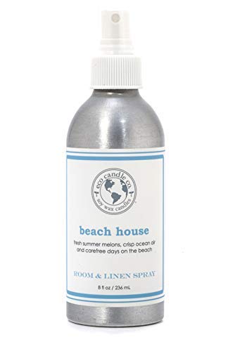 Eco Candle Co. Room & Linen Spray - Fresh Melons & Ocean Air, Natural Ingredients - 8 oz.