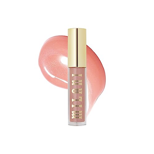 Milani Lip Gloss - Nourishing Lip Plumper with Natural Peptides, Rosewood - 0.13 Fl. Oz.