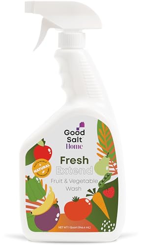 Fresh Extend Food Wash & Wipe - Safe for People, Pets, and Plants - 32 oz Fruit & Veg Cleaner