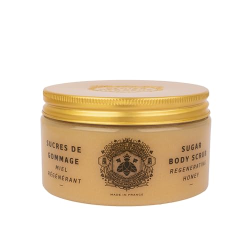 Panier des Sens Honey Sugar Body Scrub - Exfoliates & Nourishes, 99% Natural - 300g