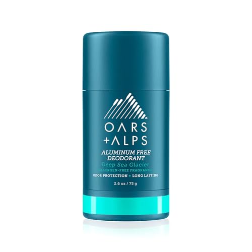 Oars + Alps Deodorant - Effective Odor Control, Dermatologist Tested for Sensitive Skin - 2.6oz