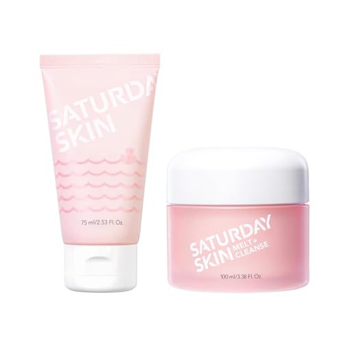 Saturday Skin Facial Cleansing Gel - Exfoliates, Brightens & Nourishes - 5oz