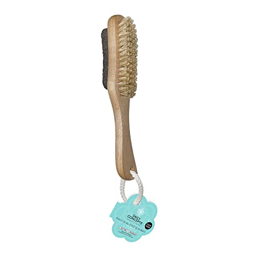 Daily Dual Foot Scrubber - Deep Exfoliation, Organic & Vegan Pumice & Brush - Vigorous Texture