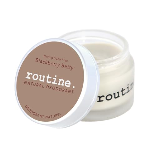 Routine Natural Deodorant - Odor Control, All-Natural Ingredients, Blackberry Vanilla - 2oz Jar