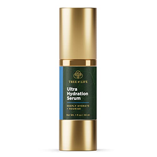 Tree of Life Hydrating Face Serum - Deep Moisture, Brightening with Vitamin C - 1 Fl Oz