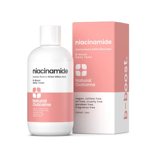 Natural Outcome Niacinamide Toner - Radiance Boosting, Acne Clarifying - 8 oz