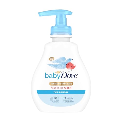 Dove Baby Shampoo & Body Wash - Tear-Free, Hypoallergenic, Tested - 200ml