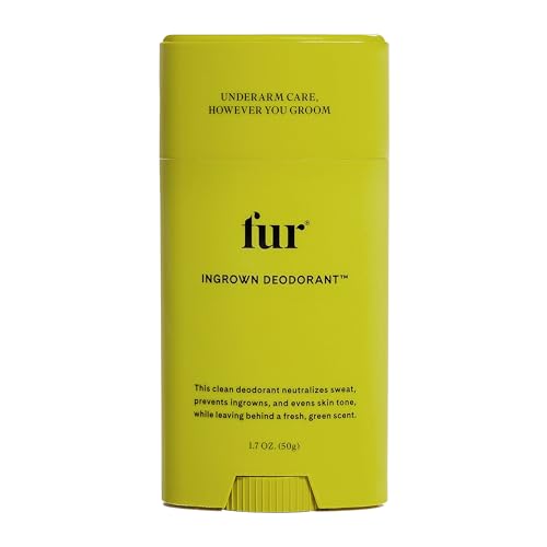 Fur Ingrown Deodorant - Targets Ingrown Hairs & Discoloration, Natural Scent - 1.7 oz