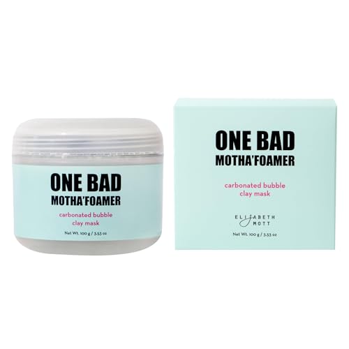 Elizabeth Mott Carbonated Bubble Clay Mask - Deep Pore Cleansing with Charcoal - 3.53 oz