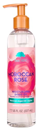 Tree Hut Bare Moroccan Rose Shaving Oil - Hydrating Gel-to-Oil, Nourishes & Soothes Skin - 7.7 fl oz