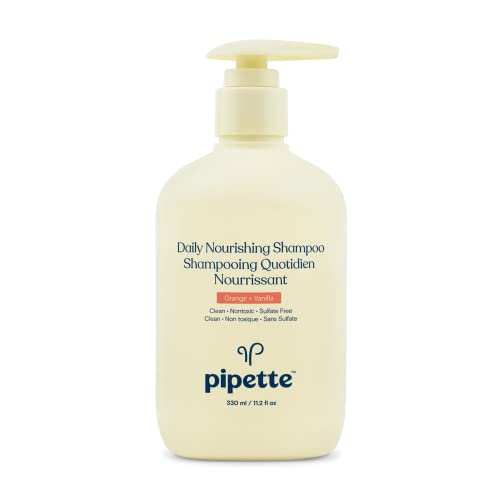 Pipette Kids Shampoo & Body Wash - Tear-Free Hydration with Plant-Derived Squalane - 11.2 fl oz