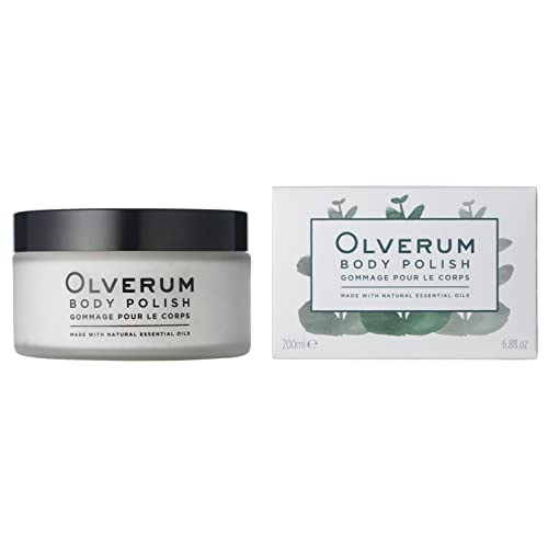 OLVERUM Body Scrub - Nourishing Polish for Smooth, Radiant Skin, Vegan & Cruelty-Free - 6.7 fl oz