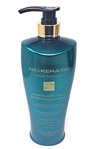 Bio Keratin Luxury Shampoo - Anti-Frizz, Botanical Infusion, Sulfate & Paraben Free - 33.8oz
