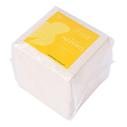 Earth's Natural Alternative Paper Napkins - Absorbent & Soft, 100% Tree-Free, 140 Pack - 13"x13"