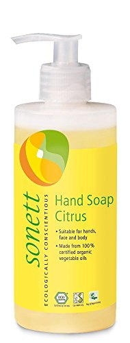 Sonett Organic Hand Soap - Nourishing Citrus & Lavender, Vegan, 100% Organic - 1 Count
