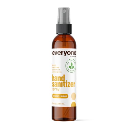 Sanitizer Spray Coconut Lemon - Certified Organic, No Animal Testing - 8oz