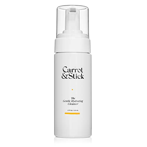 CARROT & STICK Facial Cleanser - Hydrating Coconut & Hyaluronic Acid Formula - 4.1oz