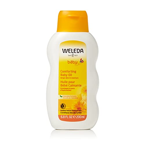 Weleda Baby Body Oil - Comforting Moisture with Calendula & Sweet Almond - 6.8 Fl Oz