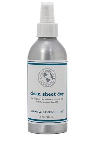 Eco Candle Co. Room & Linen Spray - Coffee & Hazelnut Aroma, Natural Ingredients - 8 oz