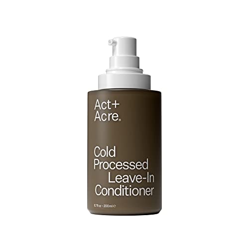 ACT+Acre Leave-In Hair Conditioner - Deeply Nourishing, Protects Against Damage - 2% Squalene