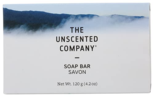 The Unscented Company Bar Soap - No Animal Testing, Organic Certified - 4.2 OZ