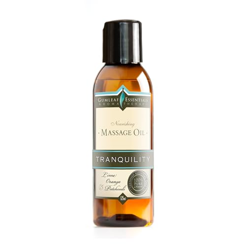 Gumleaf Essentials Tranquility Massage Oil - 100% Pure, Vegan, 4.2fl oz, Natural Oils Blend