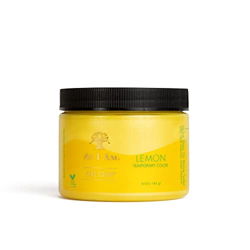 As I Am Curl Color Gel - Perfect Curl Definition, Moisturizing, Lemon Yellow - 6oz