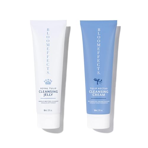 Bloomeffects Skin Care Set - Deep Clean, Hydrating Botanicals, Cruelty-Free - 3oz Jelly & Cream