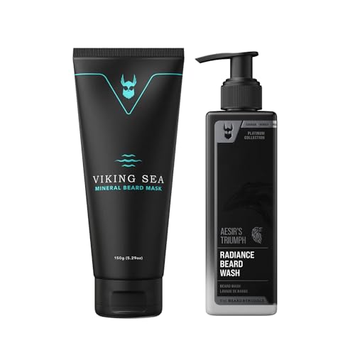 The Beard Struggle Beard Care Set - Deep Cleansing & Softening, Vegan-Friendly - Platinum Collection