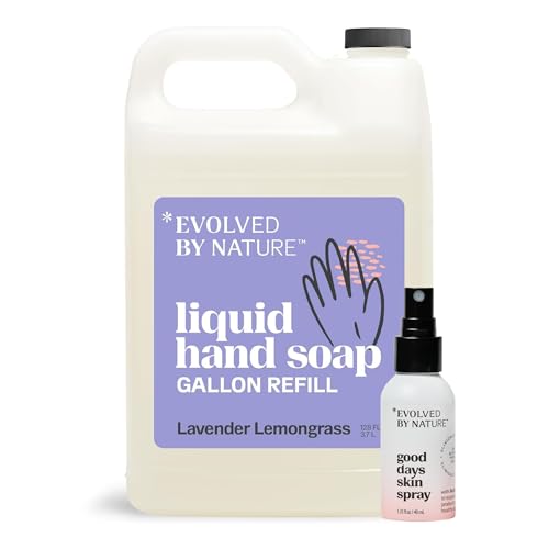 Evolved By Nature Liquid Hand Soap Refill - Hydrating, Lavender Lemongrass, 128 Oz