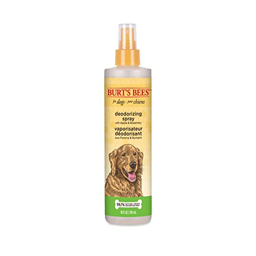 Burt's Bees for Pets Deodorizing Spray - Nourishes & Eliminates Odors, Apple & Rosemary - 10oz